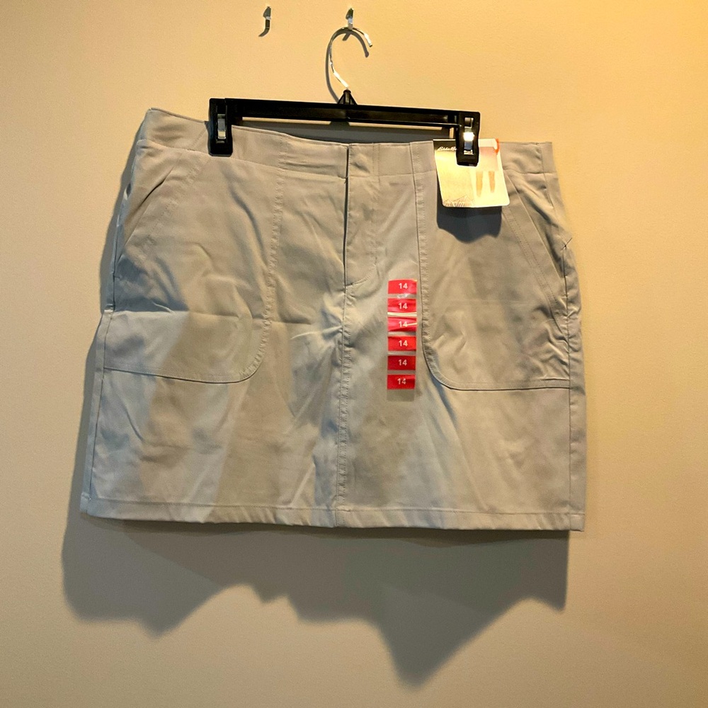Eddie Bauer | Patch Pocket Skort | Size 14| SPF 50 | Jersey Lined Skort